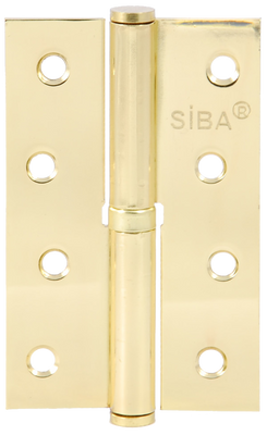 SIBA Завеса стальная ВУЗКА 100 мм 1BB полированная латунь BP, левая
