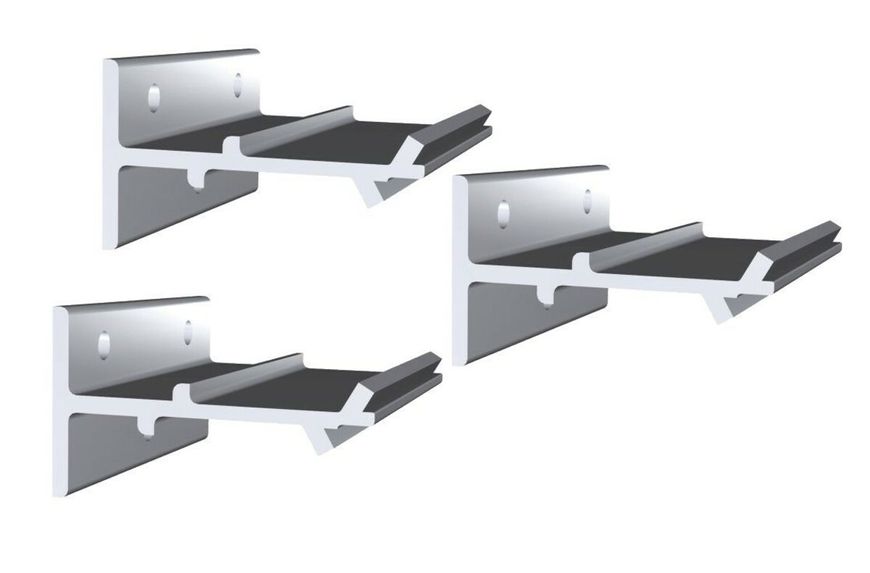 *Valcomp Herkules Комплект крепления для деревянной маскировочной планки, 3шт., двери 25-45мм.
