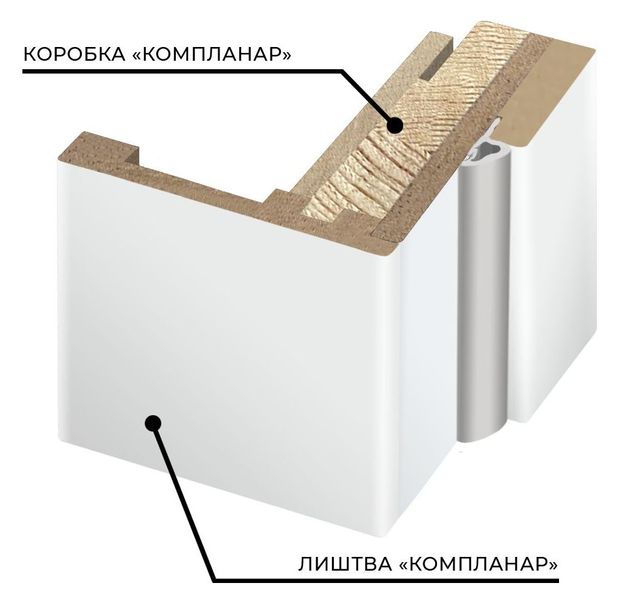 Дверное полотно CELESTIA 800 х 2000, Белая эмаль 2000000185170 фото