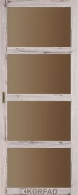 Дверное полотно BELLA BL-01, 900 х 2000, Дуб нордик, Бронза 2000000088266 фото