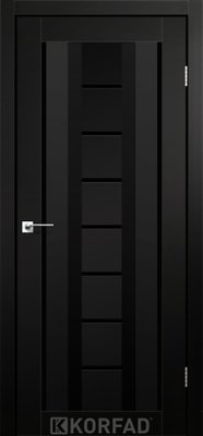 Дверное полотно ALIANO AL-04, 700 х 2000, Super PET черный, Lacobel черный 2000000147000 фото