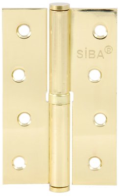 SIBA Завеса стальная 125 мм 1BB полированная латунь BP, правая