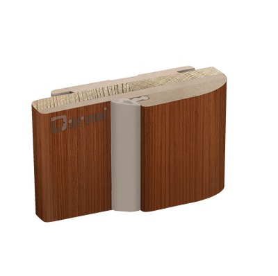 Коробка с уплотнителем Дерево+ МДФ (Телескоп) 40*100*2070, Орех роял, комплект 2,5 шт. 2800000100059 фото