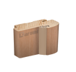 Коробка з ущільнювачем дерево+МДФ 40*80*2070, Дуб натуральний, комплект 2,5 шт.