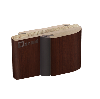 Коробка с уплотнителем Дерево+ МДФ (Телескоп) 40*100*2070, Венге панга, комплект 2,5 шт. 2800000100063 фото
