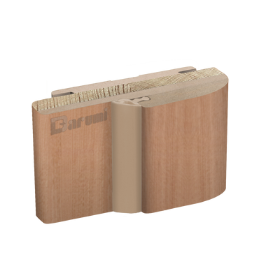 Коробка з ущільнювачем Дерево+ МДФ (Телескоп) 40*100*2070, Дуб натуральний, комплект 2,5 шт. 2800000100068 фото