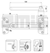 Amig Ограничитель открывания дверей мод.2 матовый никель*
