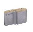 Коробка з ущільнювачем Дерево+ МДФ (Телескоп) 40*100*2070, Сірий бетон, комплект 2,5 шт.