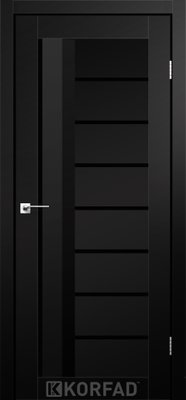 Дверное полотно ALIANO AL-03, 800 х 2000, Super PET черный, Lacobel черный 2000000128474 фото