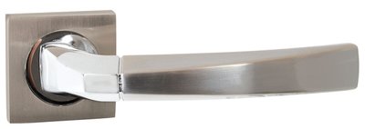 SIBA ECO Ручка дверная DIDIM на розетке А02 мат.никель - хром (22 07)