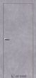 Дверне полотно PLATO 800 х 2000, Сірий бетон, Чорна матова кромка 2800000051495 фото