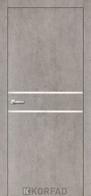 Дверное полотно ALUMINIUM LOFT PLATO ALP-03, 800 х 2000, Лайт бетон, Алюминий 2000000070124 фото