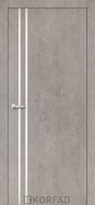 Дверное полотно ALUMINIUM LOFT PLATO ALP-01, 800 х 2000, Лайт бетон, Алюминий 2000000069968 фото