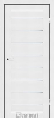 Дверное полотно LEONA 800 х 2000, Белый текстурный, Сатин белый 2800000010225 фото