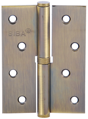 SIBA Петля стальная 100 мм 1BB античная бронза AB, левая