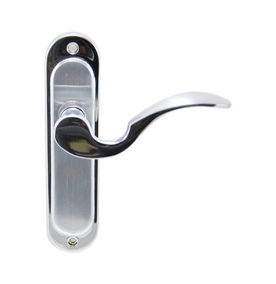 SIBA Ручка дверная OSIMO на планке 0K мат.хром - хром (07 05)