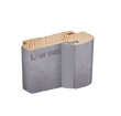 Коробка з ущільнювачем дерево+МДФ 40*80*2070, Сірий бетон, комплект 2,5 шт.